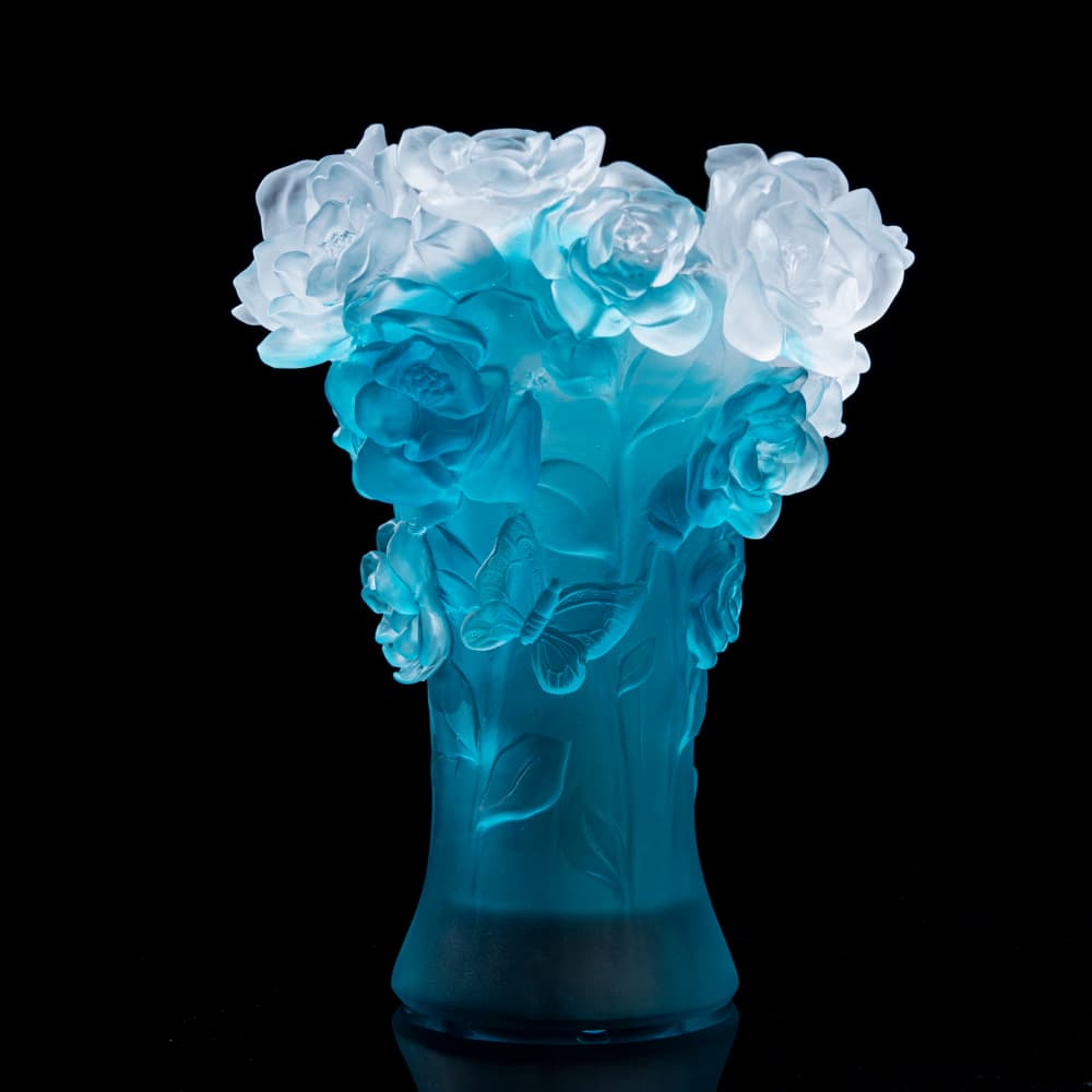 Vase Decor - Vaso de cristal para mesa de
