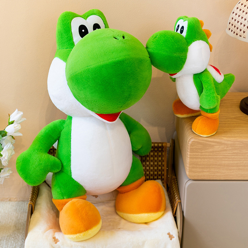 Throw Pillow - Brinquedo de Pelúcia Dinossauro Verde Yoshi