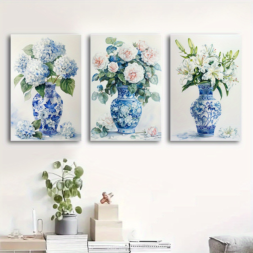 Abstract Canvas Set - (Sem moldura) Conjunto de 3 quadros