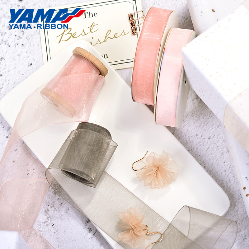 Curtain Curtain - YAMA-Sheer Organza Silk Ribbon, Gift Packing