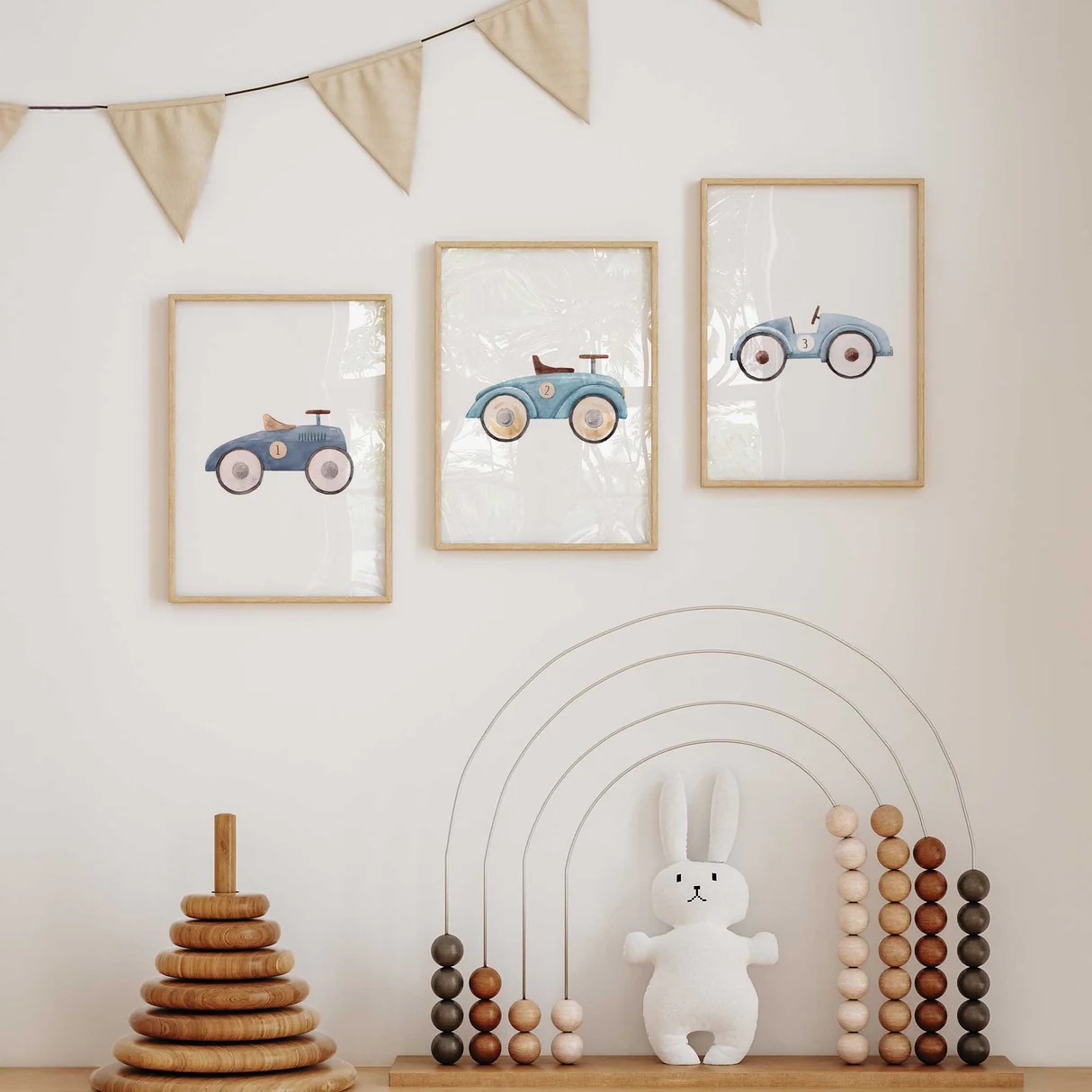 Conjunto de 3 Peças de Arte de - Interior Design Living Room avaliação e preço