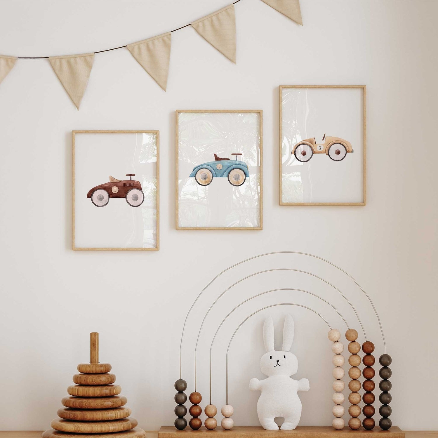 Conjunto de 3 Peças de Arte de - Interior Design Living Room avaliação e preço