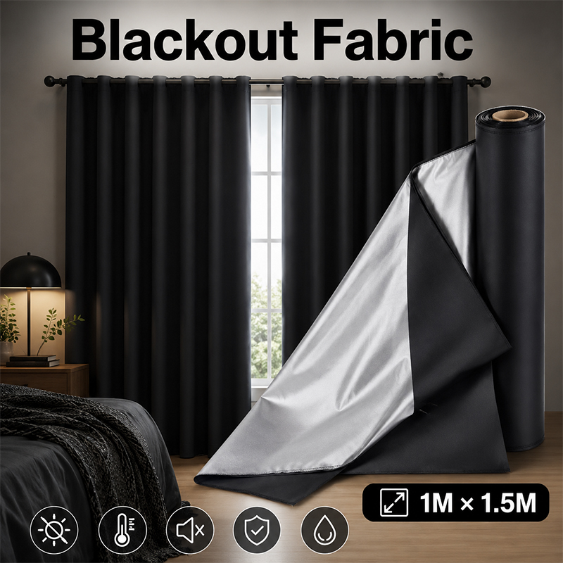 Tecido Blackout Preto Prateado - Curtain Curtain avaliação e preço