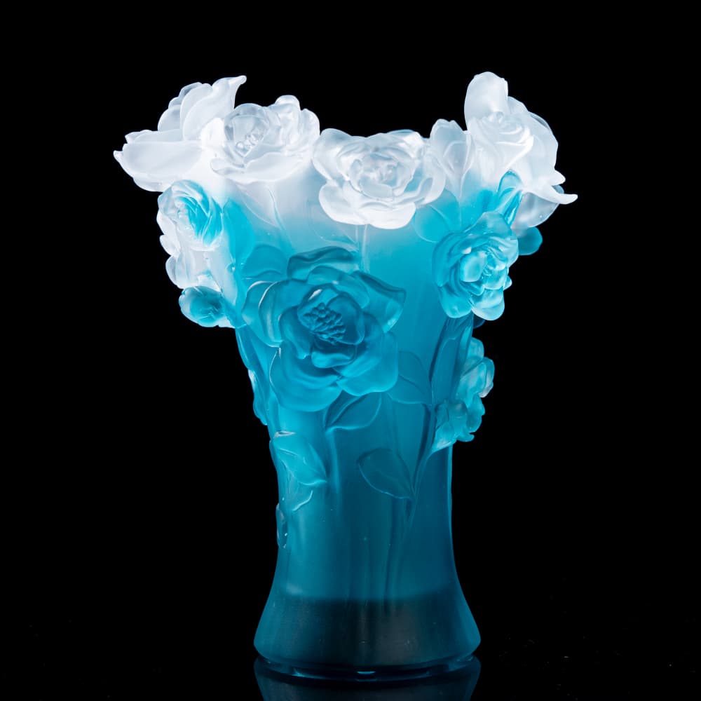 Vaso de cristal para mesa de j - Vase Decor avaliação e preço