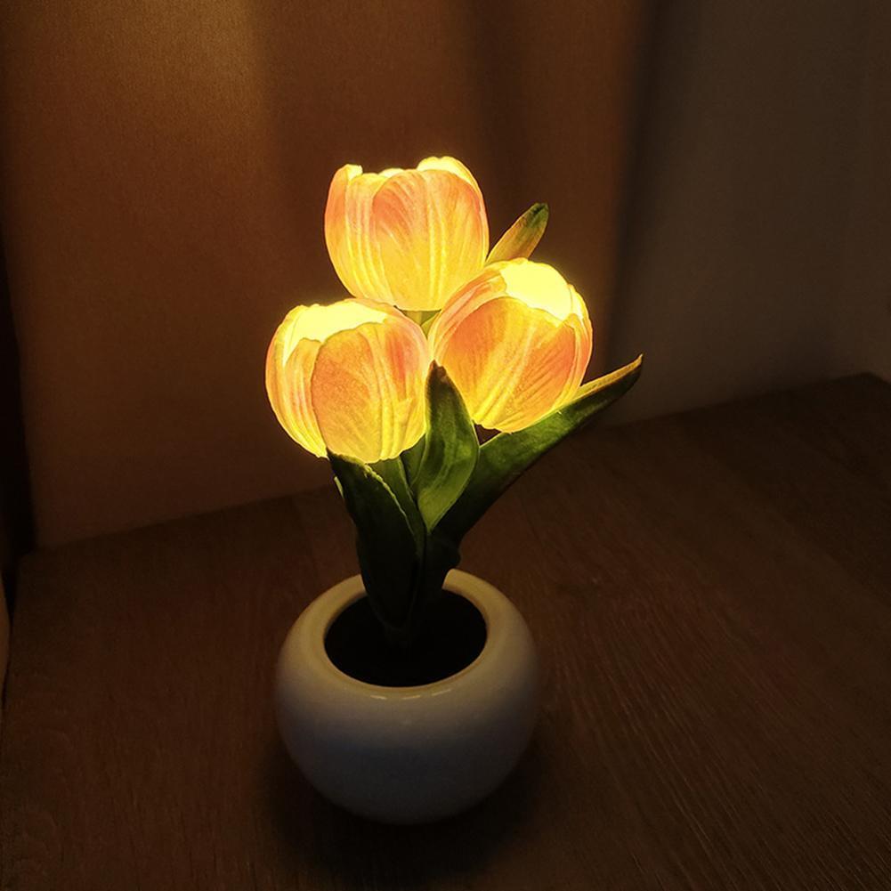 Luminária de mesa com tulipas  - Vase Decor avaliação e preço