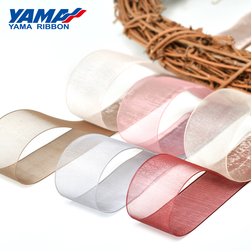 YAMA-Sheer Organza Silk Ribbon - Curtain Curtain avaliação e preço