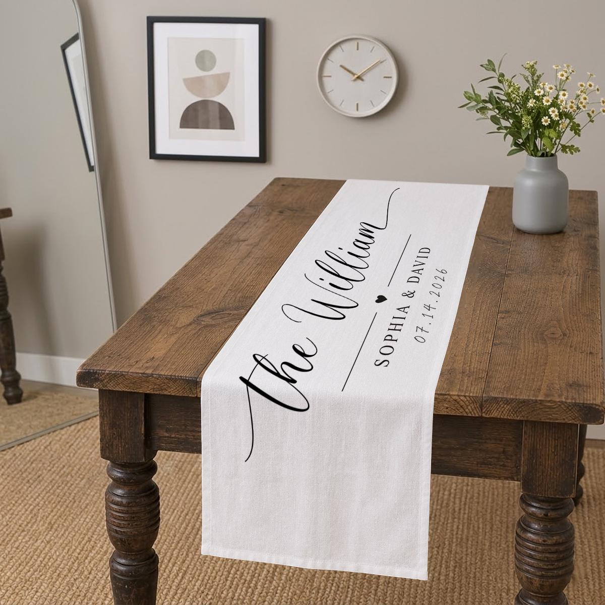 Caminho de mesa de casamento p - Table Runner avaliação e preço