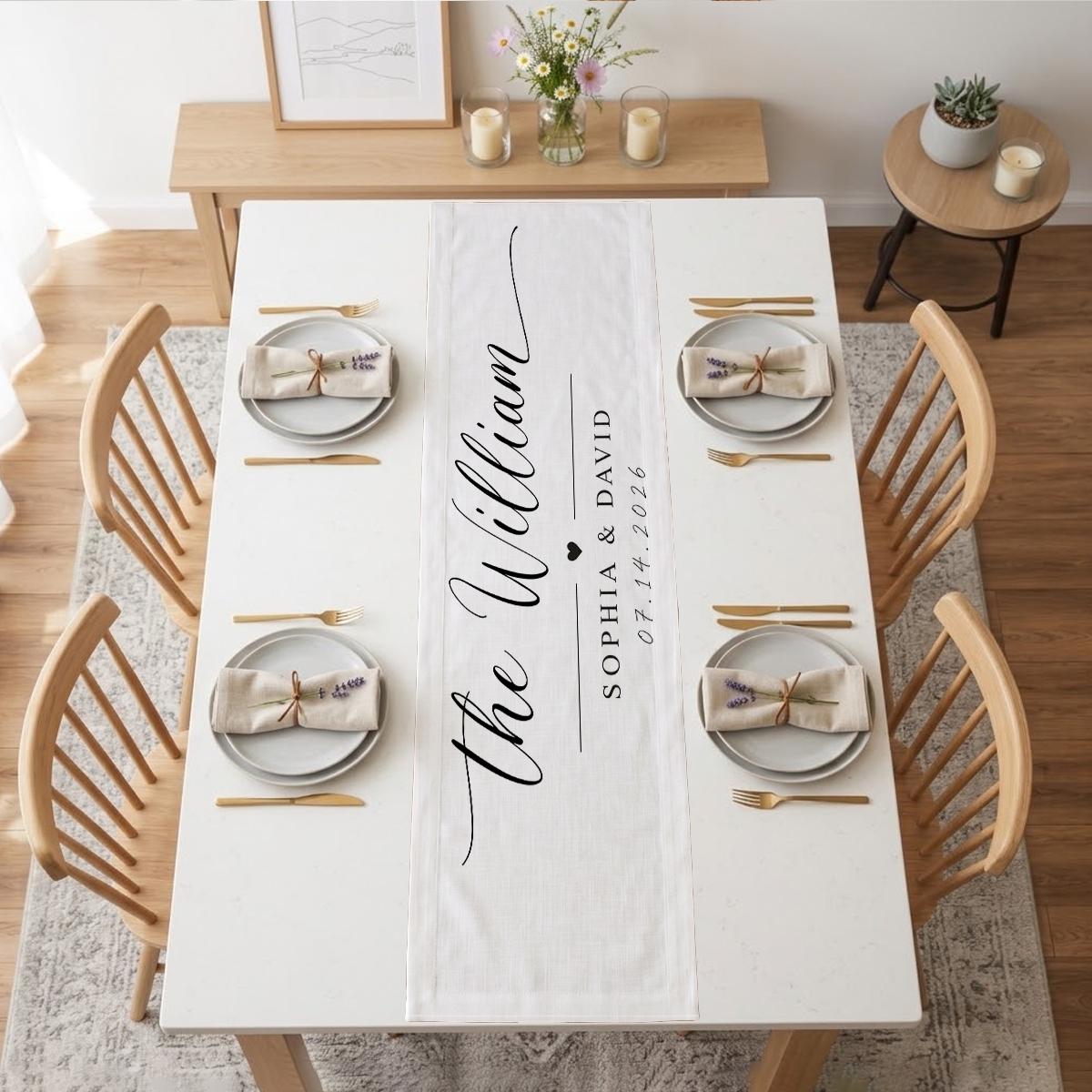 Caminho de mesa de casamento p - Table Runner avaliação e preço