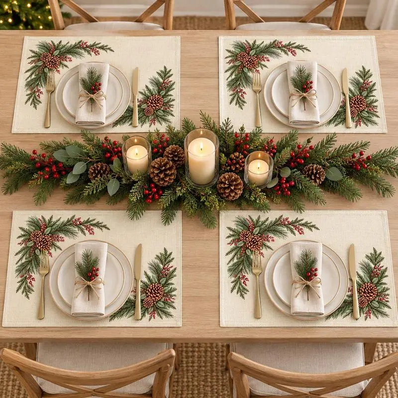 Conjunto de toalha de mesa e j - Table Runner avaliação e preço